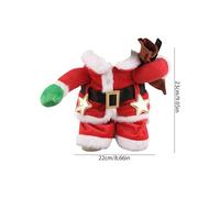 Disfraces De Gato para Navidad,De Cosplay con Sombrero - Traje Divertido De Papá Noel para Mascotas - para Fiesta Navideña Mascarada Teatro Representación Festival Celebración Espectáculo