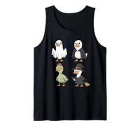 Disfraces de Halloween de Silly Goose Ghost Witch Vampiro Camiseta sin Mangas