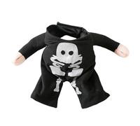 Disfraces de Halloween para Gatos,Disfraces de Halloween para Perros - Disfraz de perro con calavera que brilla en la oscuridad para Halloween,Ropa para mascotas, novedad, divertidos disfraces de Hall