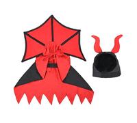 Disfraces de Halloween para mascotas, sombrero de capa de vampiro de gato, bonito traje festivo para cosplay, reuniones, viajes, fiestas, decoración al aire libre, actividades para cachorros