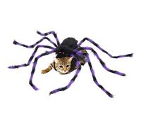 Disfraces de Halloween para perro, araña, disfraz de araña gigante peluda, disfraz de mascota ajustable para perros y gatos, accesorios de vestir