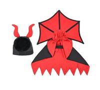 Disfraces de Halloween para Perro, Cape y Sombrero de Vampiro para Gato, Traje Festivo Accesorios de Cosplay Lindos para Fiesta Viaje Decoración Reunión Salida Exterior Cachorro