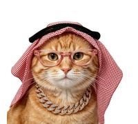 Disfraces De Halloween Para Perros - Ropa De Cosplay Para Cachorros Árabes - Envoltura De Cabeza De Mascotas De Oriente Medio - Hallofor Padres De Mascotas Amantes De Animau