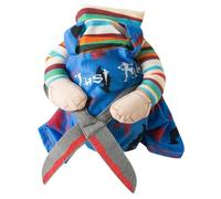 Disfraces de Halloween para Perros, Ropa de Mascotas Divertida y Mortal con Tijeras y Brazo Flexible, Disfraces de Halloween Ajustables para Perros Campo Cat (Mediano)