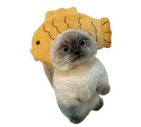 Disfraces de mascotas para gatos, casco de gato Cartoon Cat Sombrero de