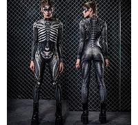 Disfraces de Mujer de Halloween Black Bat Fallen Angel Devil Vampire Witch Dress Accesorios de Cosplay para Adultos Casual y versátil