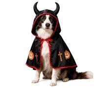 Disfraces De Perro De Halloween - Gato De Poliéster Divertido Cosplay Cloak | Pet Halloween Disfraces para Cachorro Foto Accesorios De Casual Durante La Temporada De Miedo