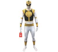 Disfraces - Mighty Morphin Power Rangers BLANCO - ADULTO X GRANDE - Morphsuits & lt; br & gt;.