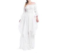 Disfraces Mujer Disfraz Carnaval Mujer Disfraces Medievales Hombre Mora De Bruja Fatos Mulher Costume Vikingo Talla Grande Gladiadora Reina Corazones Seda Guerrera Adulta 2Xl Xxxl Traje Medieval Dama