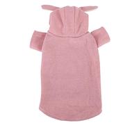 Disfraces para Mascotas pequeñas, Ropa con Forma de Oreja de Conejo, Traje de Conejito de Lana Suave para Mascotas con Capucha, diseño con Capucha Que Mantiene el Calor, Cubiertas (XL)