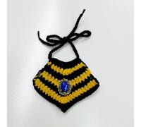 Disfraces para mascotas | Sombrero de disfraz de gato egipcio divertido - ropa para perros de punto ajustable, sombrero a rayas oro negro bandana para ropa de compañía para mascotas