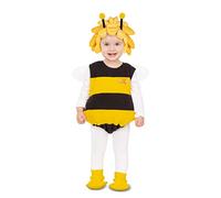 Disfraz Abeja Maya Baby Body, alas, gorro con antenas y patucos Talla 7-12 M