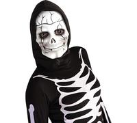 Rubies Disfraz Adulto - Máscara Calavera con Capucha