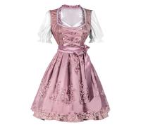 Disfraz alemán para mujer, disfraz bávaro de Halloween, falda de cosplay con delantal de camisa para juegos de rol, teatro, viajes, fiestas, eventos, fanáticos, artistas de sirvienta