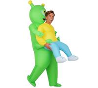Disfraz alien hinchable Halloween de extraterrestre para adultos, disfraz inflable divertido para inflar, disfraz de fantasía, cosplay, adultos, Halloween, Navidad, cosplay, fiestas, espectáculos