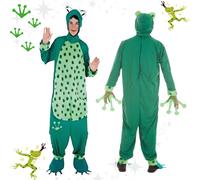 Disfraz animal pijama rana sapo verde de invierno