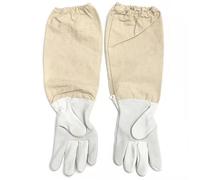 Disfraz Apicultor Adulto Ropa de protección profesional, equipo de protección for Apicultura, ropa de Apicultura, disfraz de apicultor, velo, capucha, sombrero antiabejas(Protective gloves,XXXL)