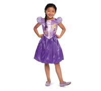 Disfraz Básico Plus De Niña Rapunzel Enredados De Disney