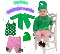 DISFRAZ BEBE DUENDE VERDE 12 MESES