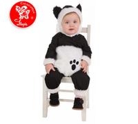 Disfraz bebé oso panda Talla (12 meses) traje invierno calentito