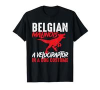Disfraz Belga Malinois de Velociraptor en un Perro - Dog Dad Camiseta