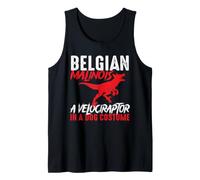 Disfraz Belga Malinois de Velociraptor en un Perro - Dog Dad Camiseta sin Mangas