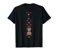 Disfraz Belga Malinois para el Día de San Valentín Corazones. Camiseta