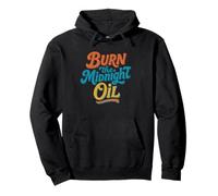 Disfraz Burn the Midnight Oil para amantes del habla idiomática Sudadera con Capucha