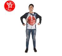 Disfraz camiseta zombie ejecutivo adulto