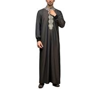Disfraz Carnaval Hombre Adulto Bata Bordada Dos Tonos Lujosa Estilo Tradicional Árabe Oriente Medio Fiesta Cosplay Evento Disfraz Carnaval Hombre Elegante Exótico Misterioso Oriental Lujoso M85