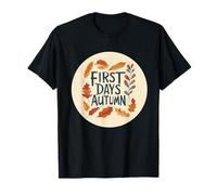 Disfraz Casual para los Primeros días de otoño para los Amantes del discurso de otoño Camiseta