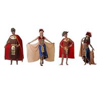 Disfraz Civilización Maya, traje Ceremonial. Para Hombre, Mujer, Niño, Niña. Varias Tallas. (NIÑA talla 10/12 años)