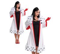 Disfraz Clásico De Cruella De Vil Para Damas