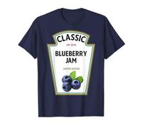 Disfraz clásico de Mermelada de arándanos para Halloween, Disfraz de Grupo de Bricolaje Camiseta