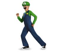Disfraz Clásico De Niño Luigi De Super Mario Bros De Nintendo