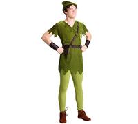 Disfraz clásico de Peter Pan para adultos, talla XS