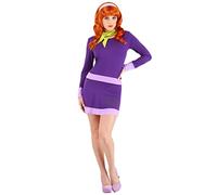Disfraz clásico de Scooby Doo Daphne para mujer, talla S