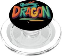 Disfraz Colorido del Emblema del discurso del dragón PopSockets PopGrip para MagSafe