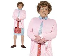 Disfraz Completo Fancy De Hombre Smiffys Mrs Browns Boys Rosa Con Peluca