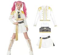 Disfraz coreano Wave Devil Killer, Disfraz De Cazador Para Niñas, 3 Piezas Costume Anime Cosplay, Anime Cosplay Costume, Disfraces de Actuación Escénica, para Cosplay, Carnaval, Fiesta y Cumpleaños