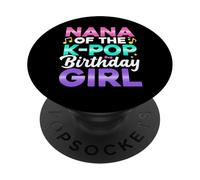 Disfraz de Abuela de la Fiesta de cumpleaños Anime K Pop Girl Grandma PopSockets PopGrip Adhesivo