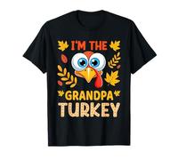 Disfraz de Acción de Gracias para Hombre con Camisa de Pavo I'm The Grandpa Camiseta