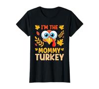 Disfraz de Acción de Gracias para Mujer con Camisa de Pavo I'm The Mommy Camiseta