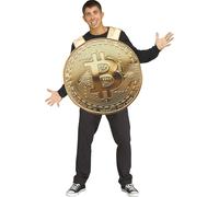 Disfraz De Adulto De Bitcoin | Talla Única
