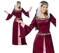 Disfraz De Adulto De Maid Marion Para Mujeres Robin Hood Reino Unido 8-26