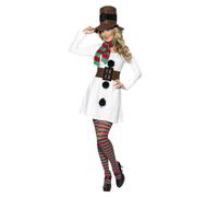 Disfraz De Adulto Miss Snowman