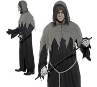 Disfraz De Adulto Mr Grim Reaper Traje De Hombre Soul Taker Para Halloween