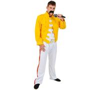 Disfraz De Adulto Rock Star Amarillo