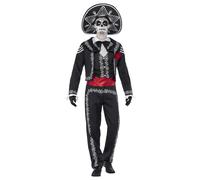 Disfraz De Adulto Senor Bones Del Dia De Los Muertos