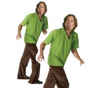 Disfraz De Adultos De Scooby Doo Para Hombre + Peluca